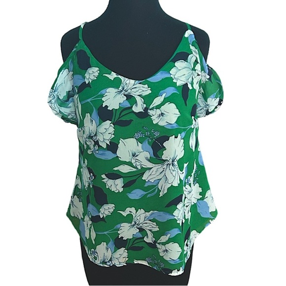 Japna Floral Ruffle Tank Top Size Small - Picture 7 of 7
